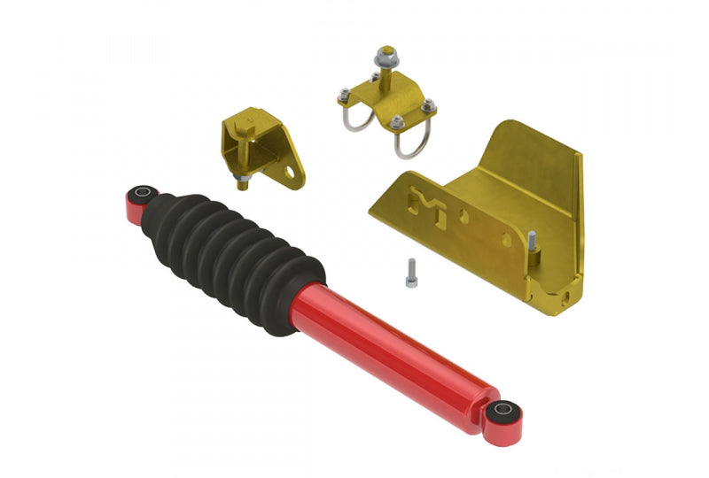 Metalcloak JL/ JLU Steering Stabilizer Kit w/ Axle Disconnect Skid Plate