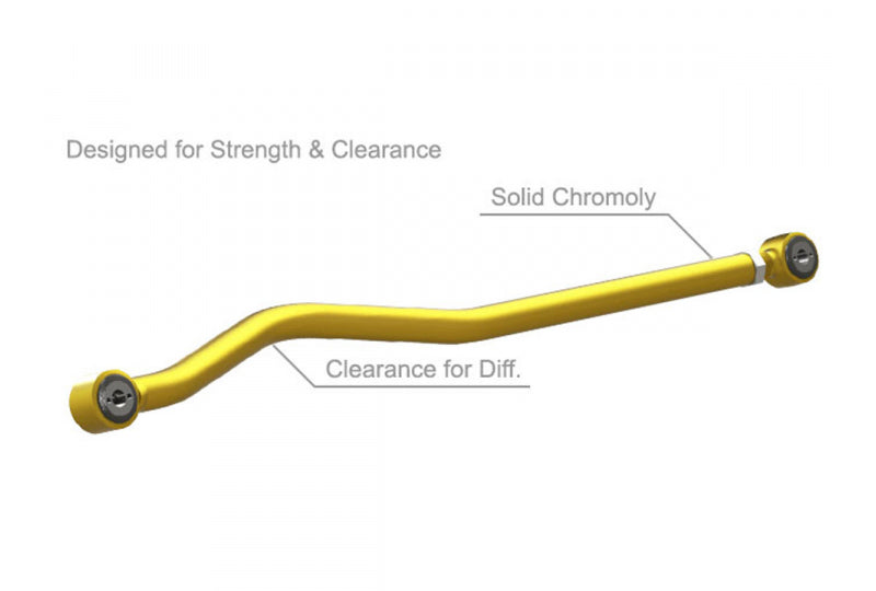 MetalCloak Front Adjustable Durotrak Track Bar; Wrangler JL & Gladiator JT