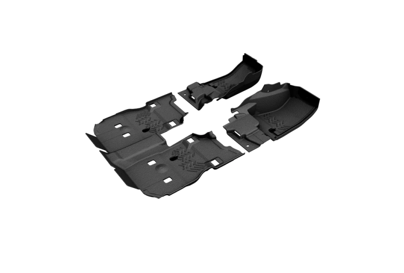 Armorlite Front & Rear Flooring (Mesa Smoke); Wrangler JL Unlimited