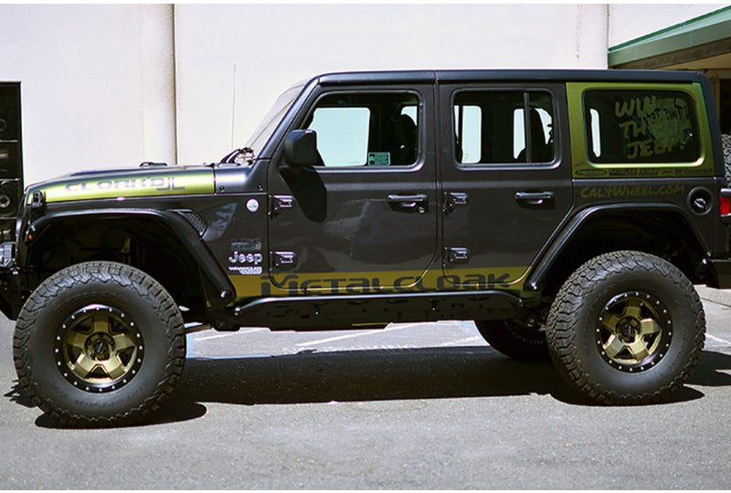 MetalCloak Overland Tube Fenders; Wrangler JL