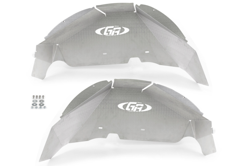 GenRight Aluminum Rear Inner Fenders; Wrangler JL