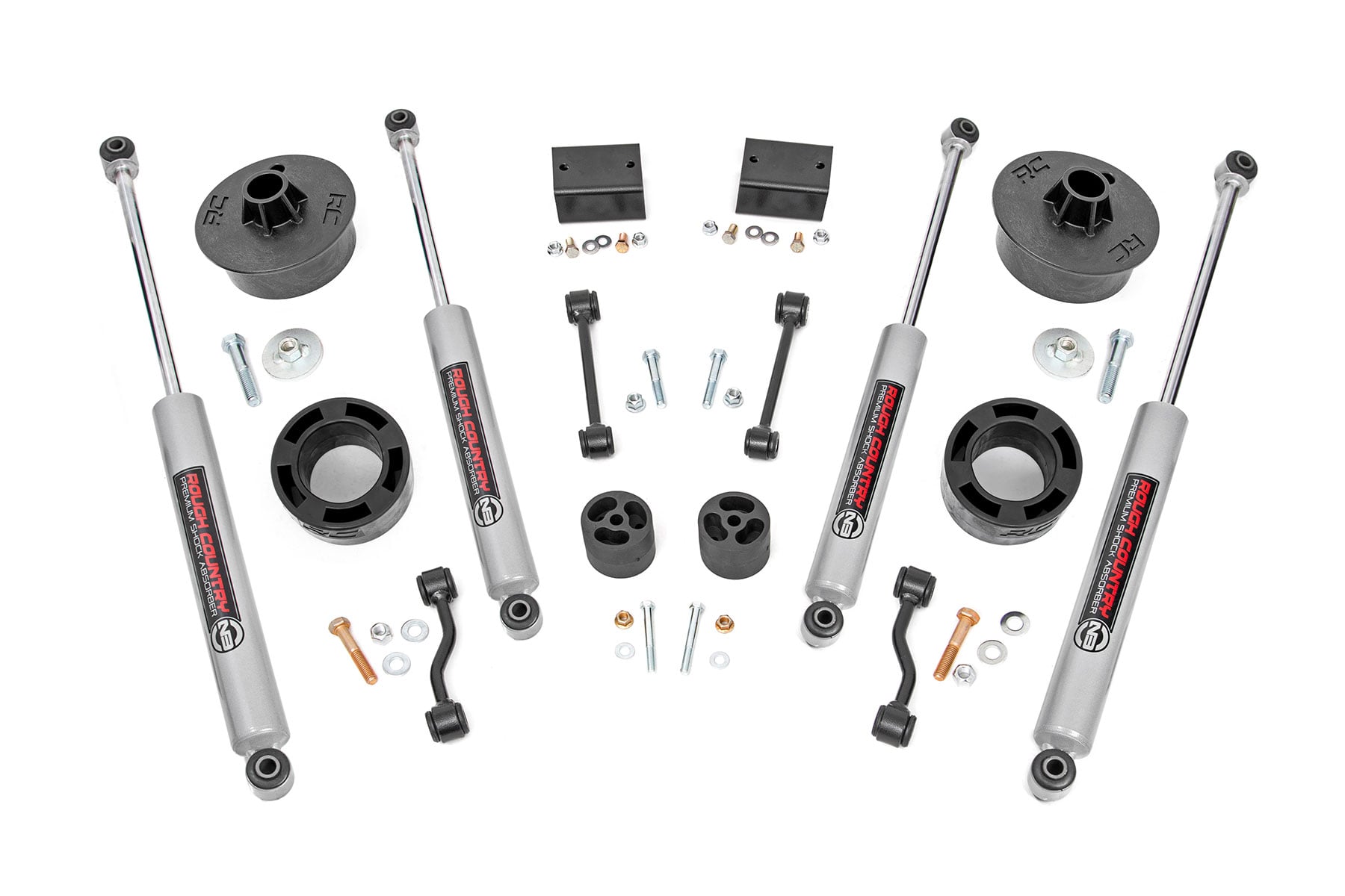 Rough Country 2.5 Inch Lift Kit; Wrangler JL