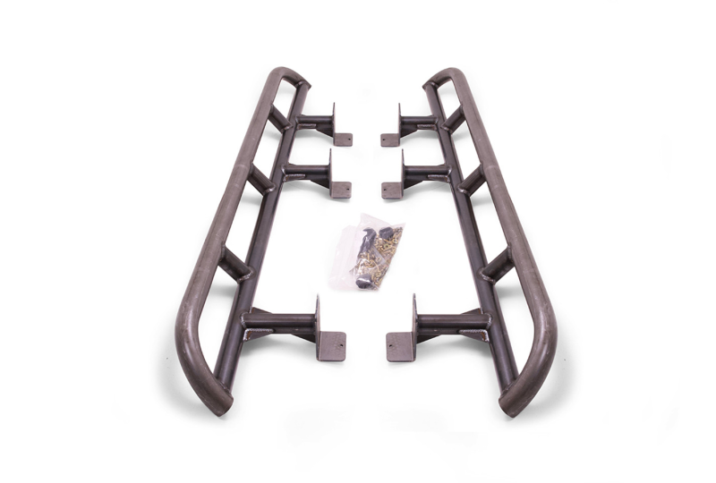 GenRight Rocker Guards - Steel; Wrangler JLU & JKU
