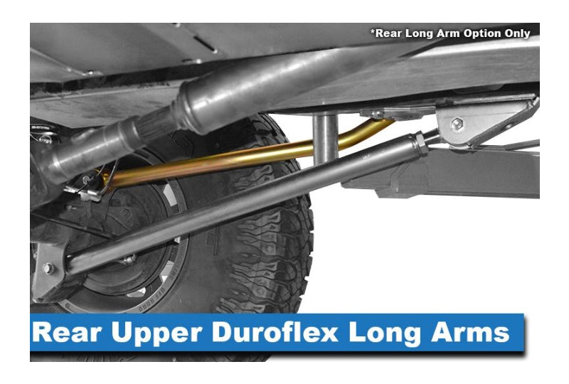 MetalCloak Lock-N-Load, Bolt-On Long Arm Suspension System 3.5"/4.5", Wrangler JL
