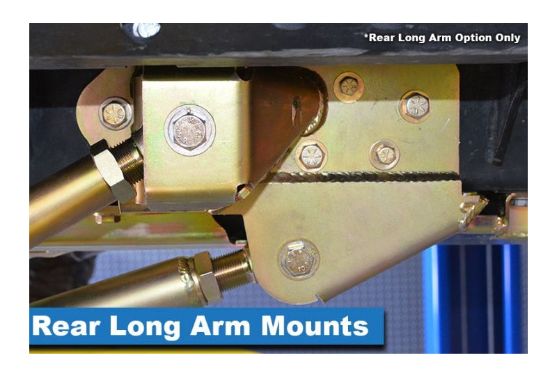 MetalCloak Lock-N-Load, Bolt-On Long Arm Suspension System 3.5"/4.5", Wrangler JL