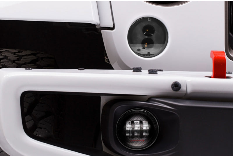 JW Speaker 6145 LED J2 Series LED Fog Lights; Wrangler JK