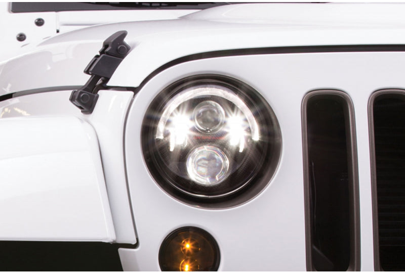 JW Speaker Evolution J2 8700 Wrangler JK LED Headlights; Pair