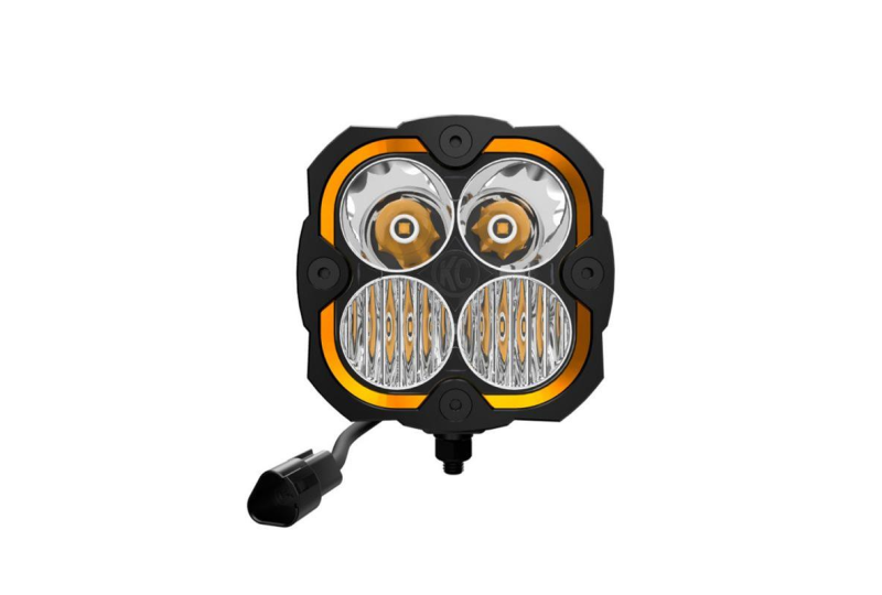 KC HiLites Flex Era 4 2-Light System Kit - Combo KC HiLites Flex Era 4 2-Light System Kit - Combo - Jeep Wrangler JL & Gladiator JT