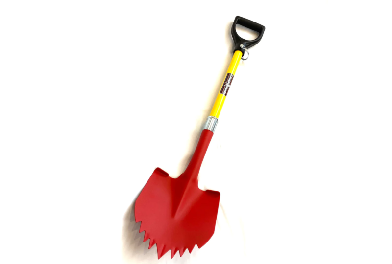 Krazy Beaver Shovel | Textured Red Head/Yellow Handle