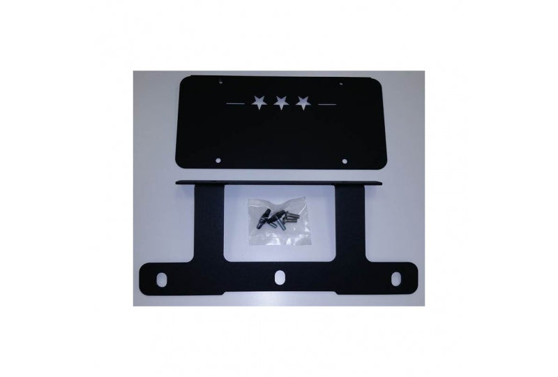 Maximus-3 JK Hard Rock X/10A Front License Plate Mount, Low Mount