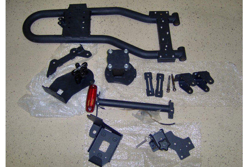 Maximus-3 Sport Modular Hinge Mounted Rear Tire Carrier; Wrangler JK