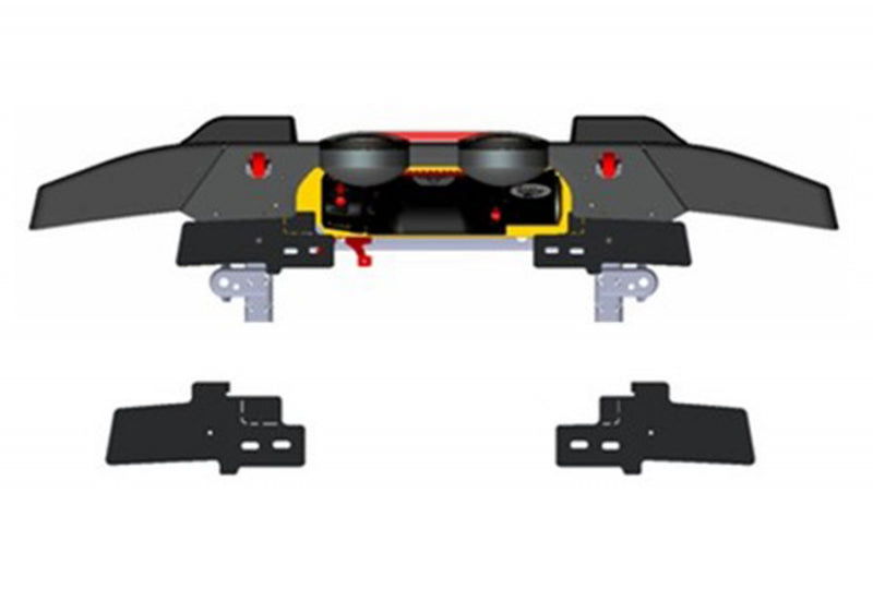Maximus-3 JK Hard Rock X/10A/75th Rubicon Filler Trim Plates; All Other Compact Winches