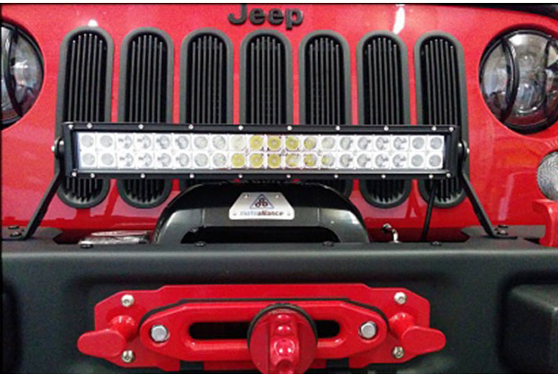 Maximus-3 JK Rubicon Hard Rock X/10A/75th LED Light Bar Brackets