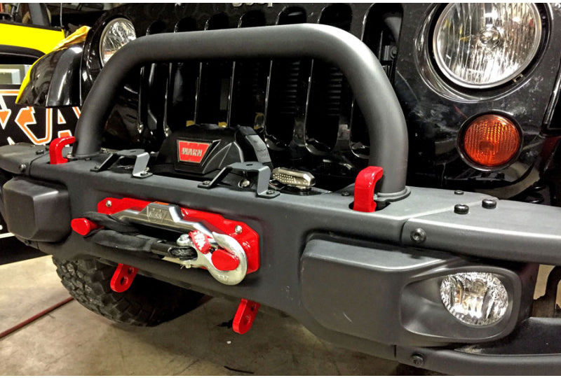 Maximus-3 JK Hard Rock X/10A/75th D-Ring Loops - Red