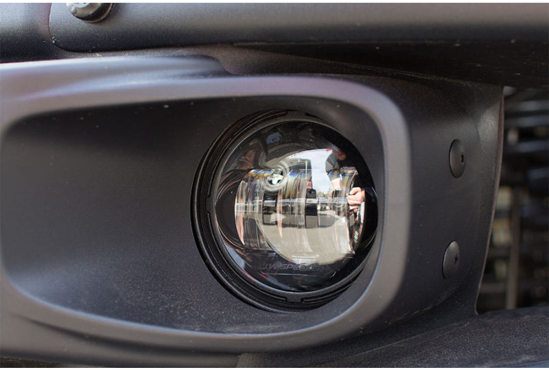 Maximus-3 Rubicon Recon, Hard Rock, JK Steel Bumper JW Speaker/Factory Fog Light Brackets; Pair