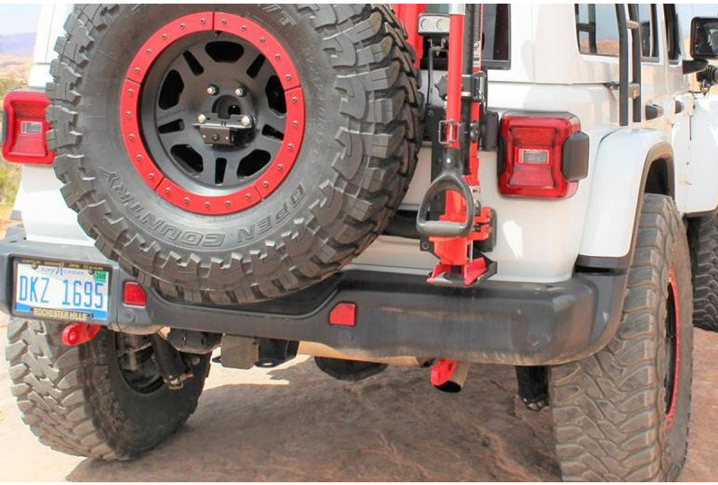 Maximus-3 Wrangler JL Rear Closed Tow Loops Red