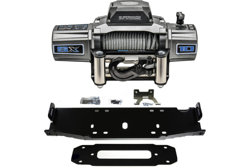 Maximus-3 Superwinch SX10 Winch Mount Package; Wrangler JK Recon, Hard Rock, 10A