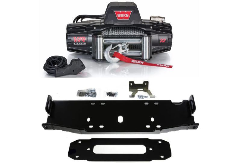 Maximus-3 Warn VR EVO 10 Recon, Hard Rock, 10A JK Winch Mount Package