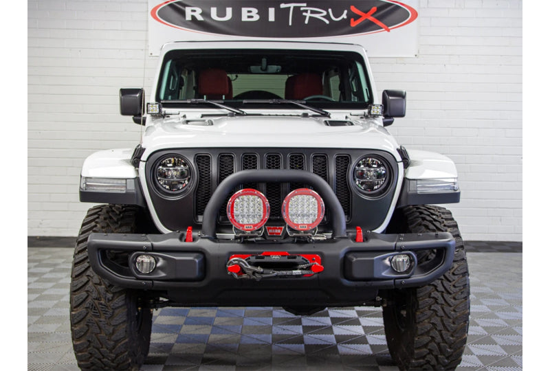 Maximus-3 Winch Mount; Wrangler JL & Gladiator JT w/ Steel Bumper Group