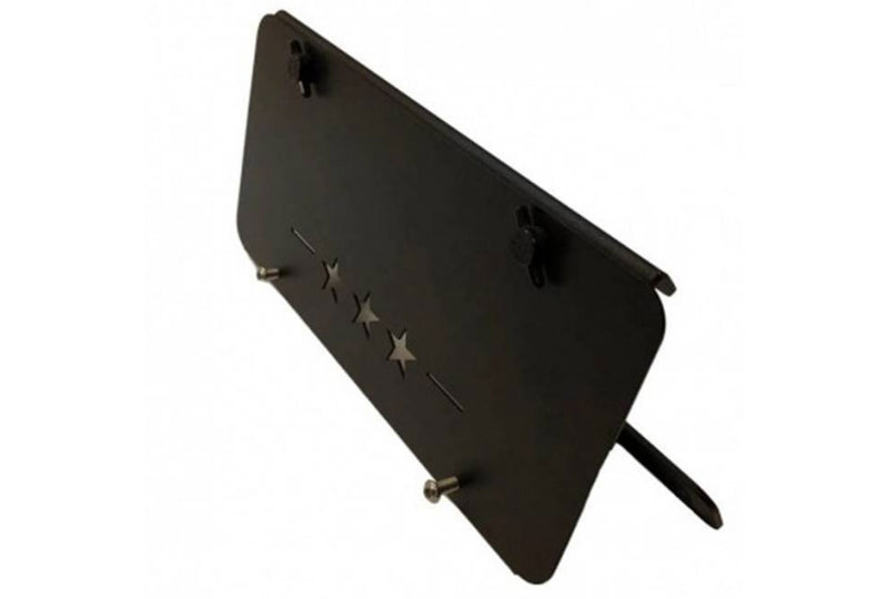 Maximus-3 Front License Plate Stealth Skid Plate Mount; Wrangler JL & Gladiator JT w/ Steel Bumper Group