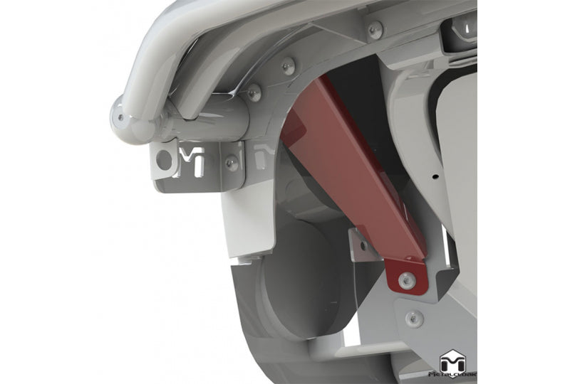 Metalcloak Fender to Grill Reinforcement Bracket - Bare Metal