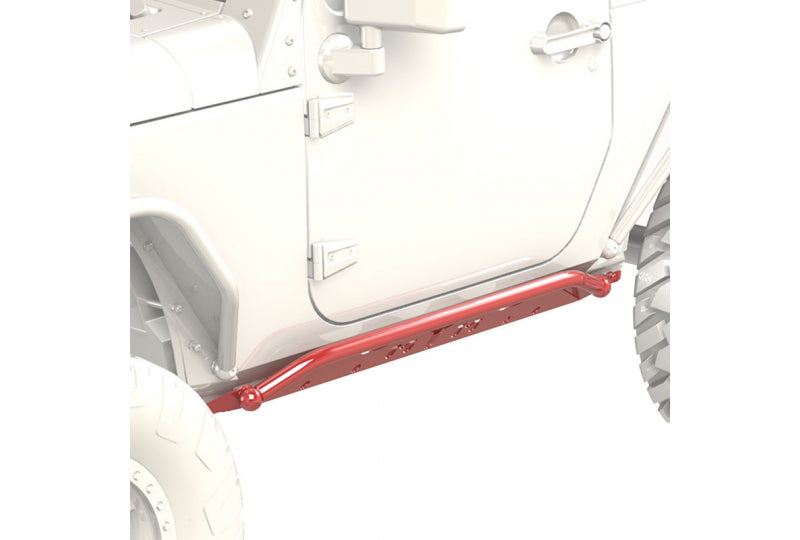 Metalcloak JK Rocker Rail - 4 Door - Bare Metal
