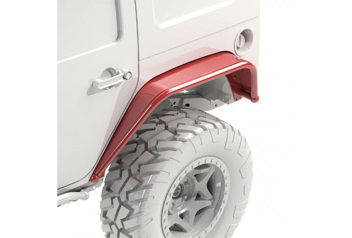 Metalcloak JK Wrangler Overland Tube Fender - Rear - Aluminum - Bare ...