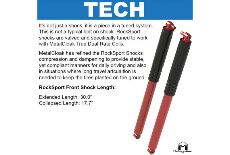 MetalCloak Game-Changer Suspension 2.5"/3.5"; Wrangler JL 4xe Hybrid