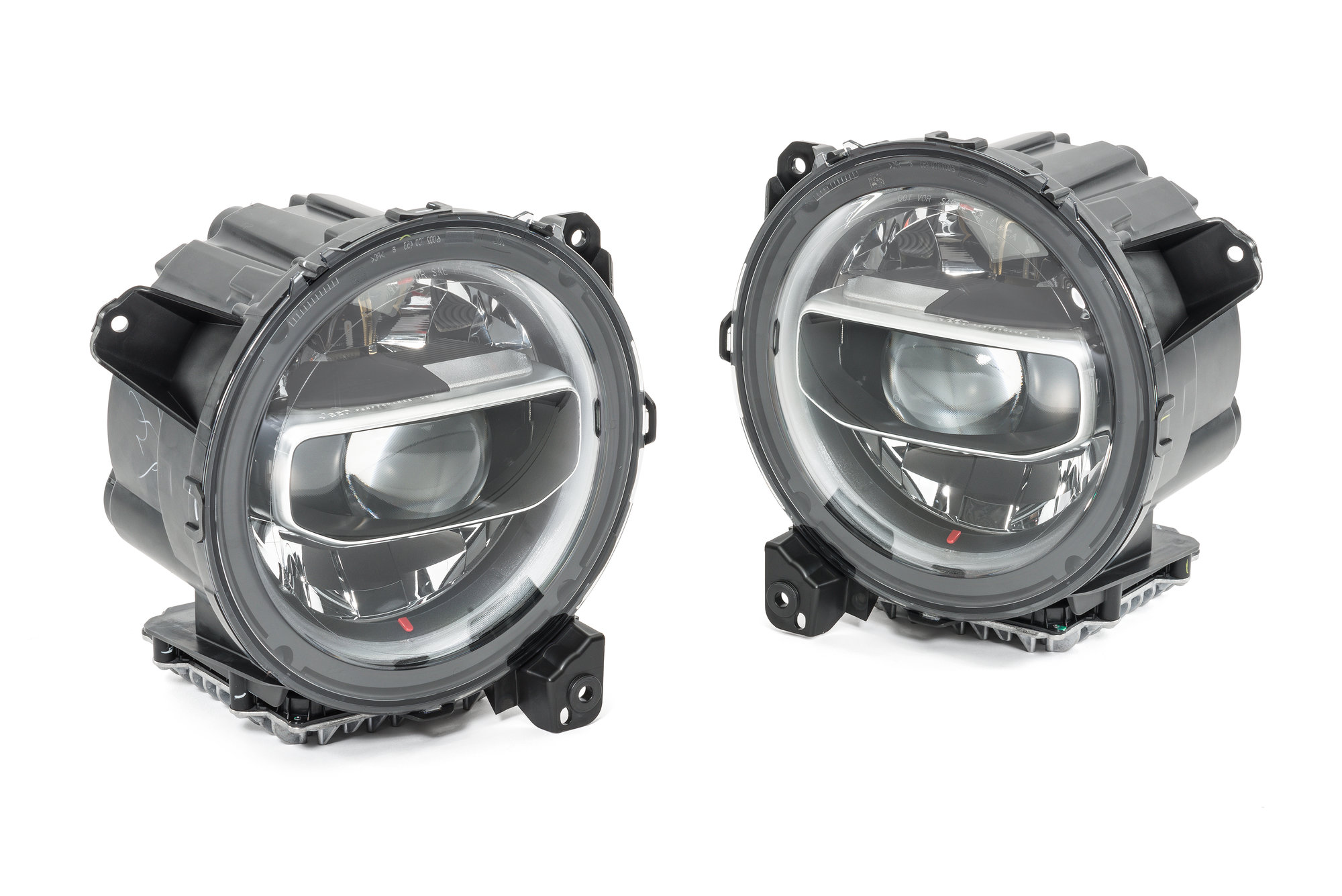 Mopar 82215136-AE LED Headlight Pair Wrangler JL & Gladiator JT