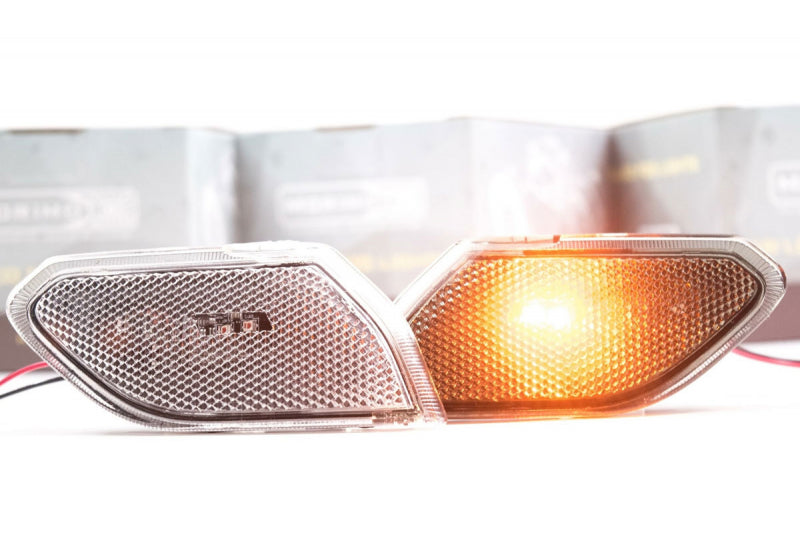 Morimoto XB LED Side Markers Smoked; Wrangler JL & Gladiator JT