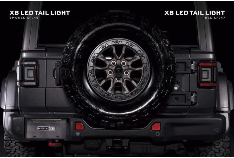 Morimoto XB LED Low Profile Smoked Tail Lights; Wrangler JL