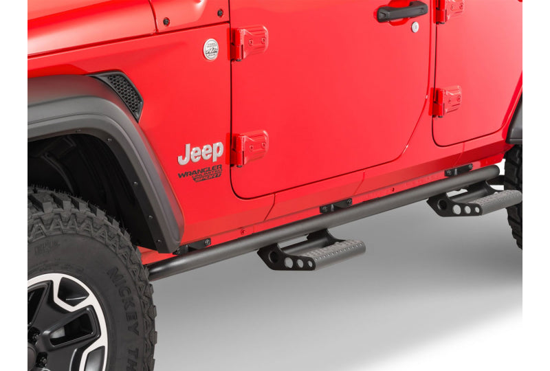 N-FAB Jeep Wrangler JLU Rock Rail Step System – RubiTrux