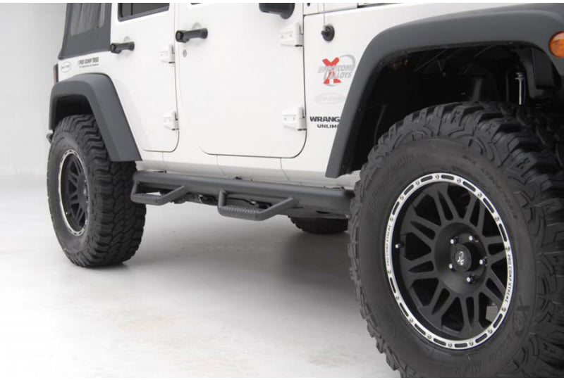 N-Fab Wrangler JK Wheel to Wheel Nerf Steps - 4 Door, 2007 - 2017