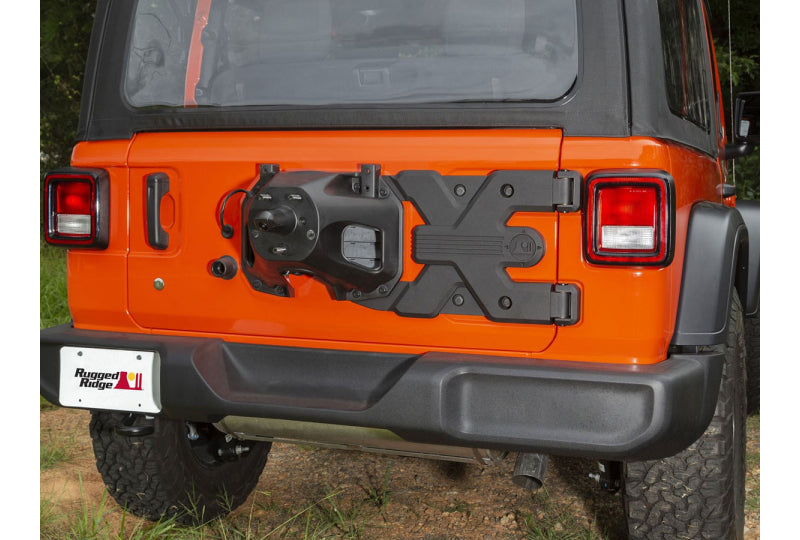 Rugged Ridge 11546.56 Spartacus HD Tire Carrier Hinge Casting; Wrangler JL