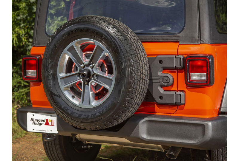 Rugged Ridge 11546.56 Spartacus HD Tire Carrier Hinge Casting; Wrangler JL