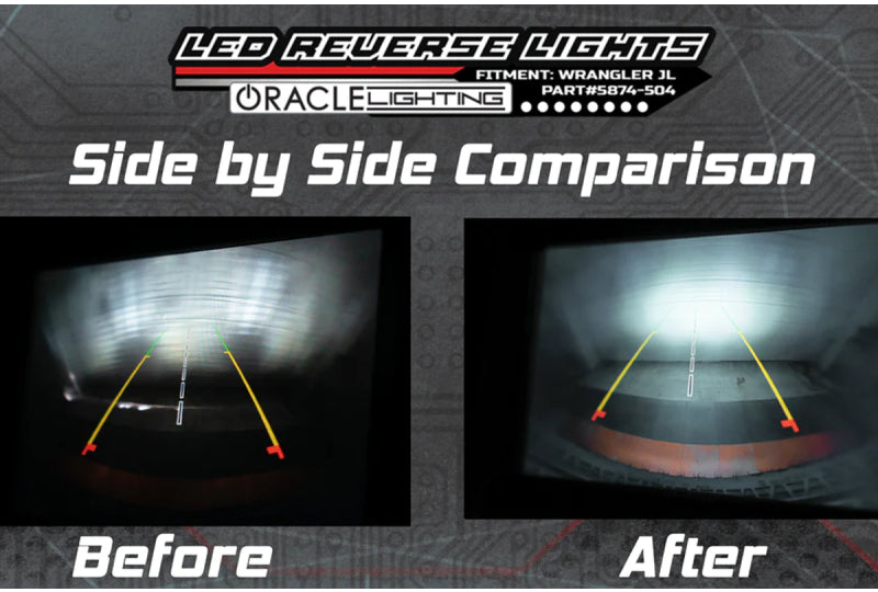 Oracle Lighting Rear Bumper LED Reverse Lights; Wrangler JL