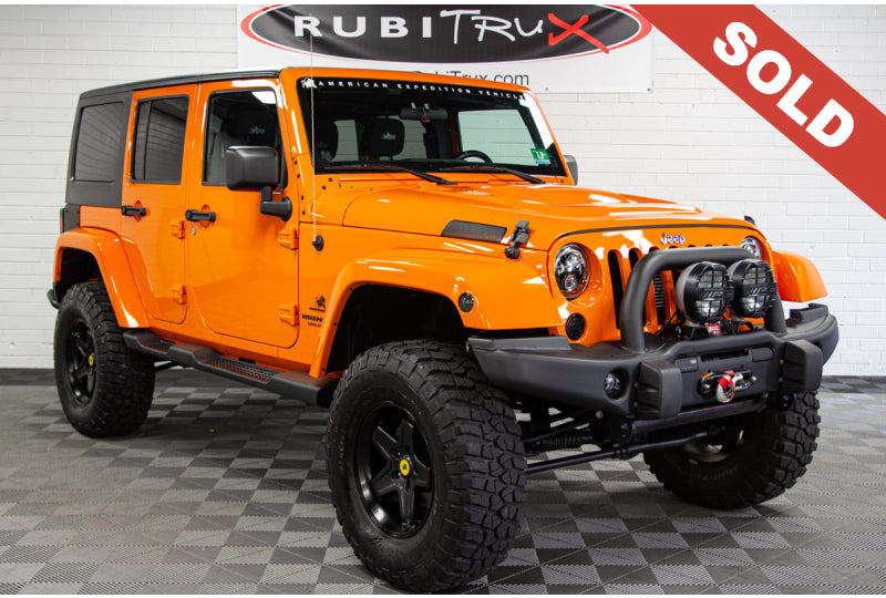 2012 Jeep Wrangler Sahara Unlimited Orange - SOLD