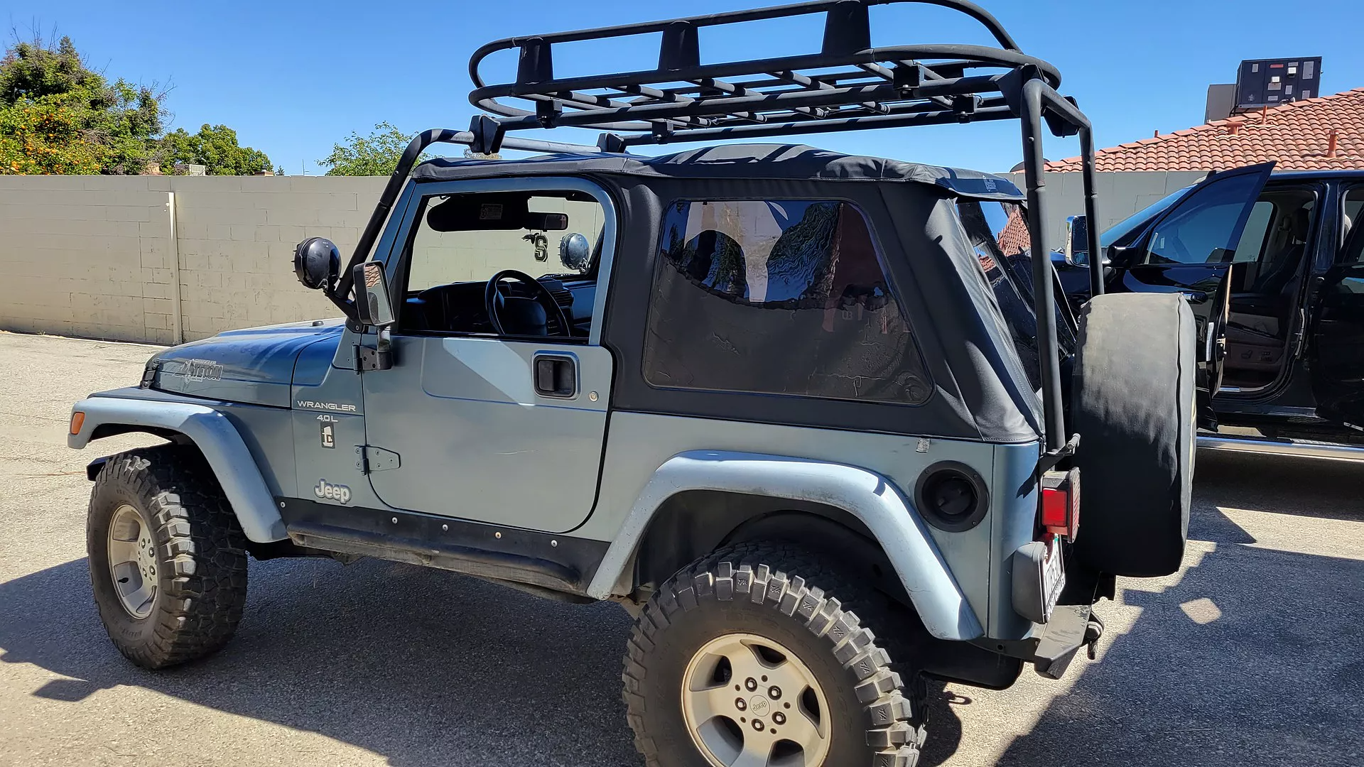 Bestop 56801-35 Jeep TJ Soft Top Trektop Classic 97-06 Jeep Wrangler TJ Black Diamond Kit