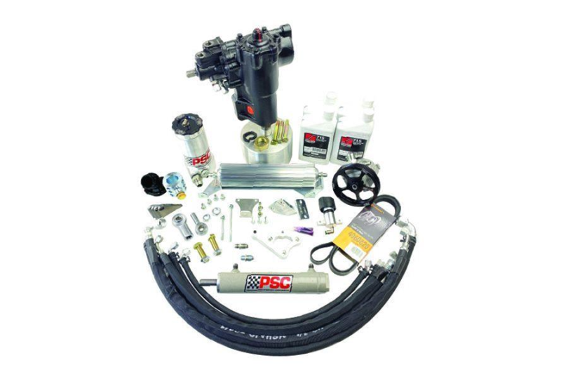 PSC Cylinder Assist™ Steering Kit for 2021-Newer Jeep Wrangler JL Rubicon 392 HEMI with Aftermarket Front Axle 6.75" Lock-to-Lock and 2.0" Tie Rod Clamp