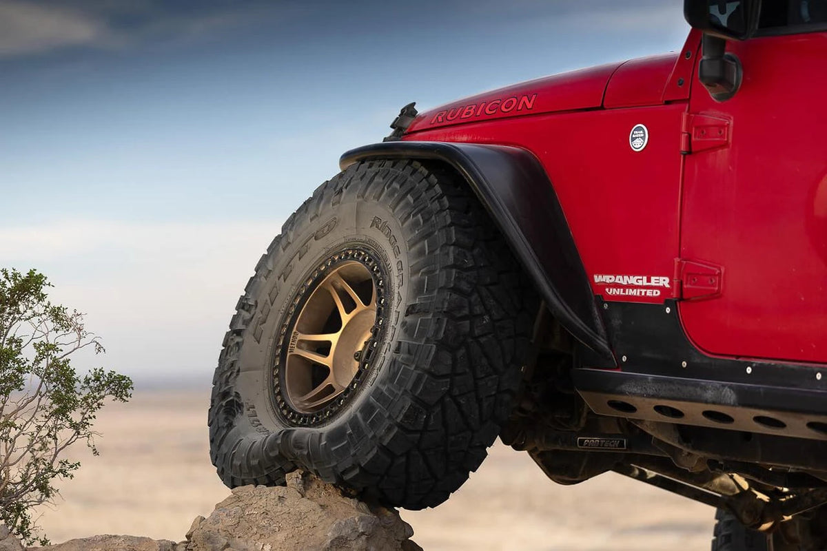 Poison Spyder Front JK CRUSHER Flares (Black)