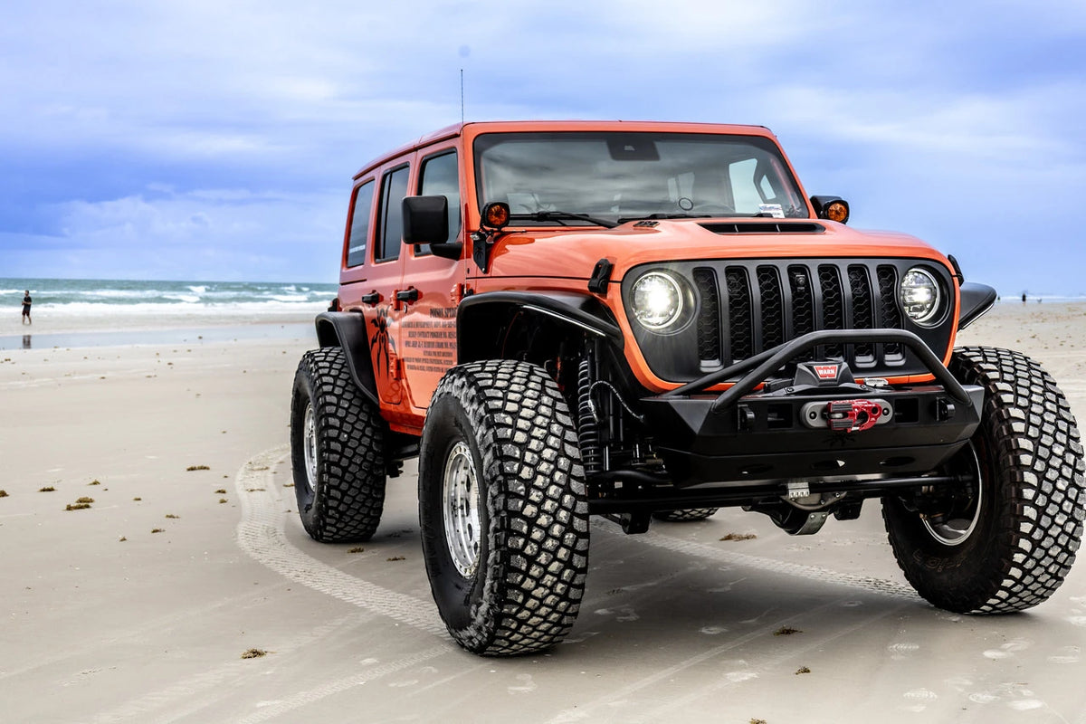 Poison Spyder Front JL/JT CRUSHER Flares (Black)