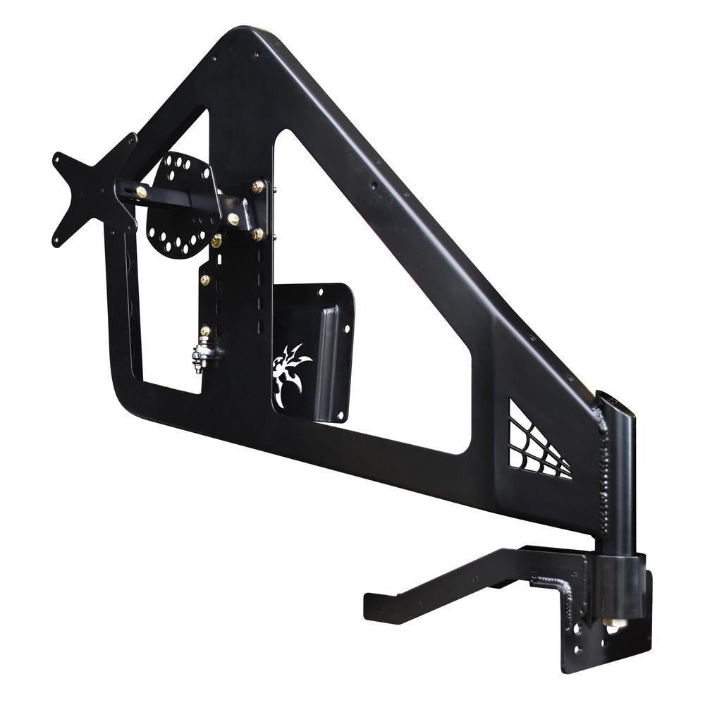 Poison Spyder Rear JK BRUISER & BRAWLER Tire Carrier (Black)