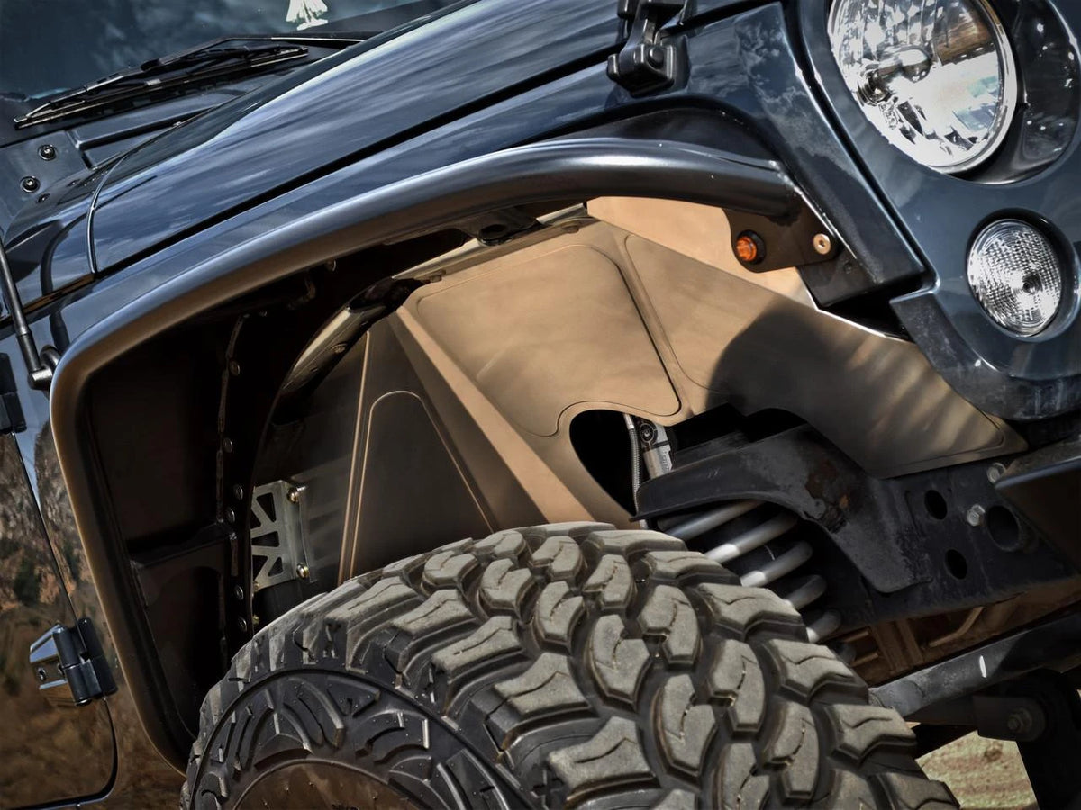 Poison Spyder Front JK Inner Fenders (Raw)