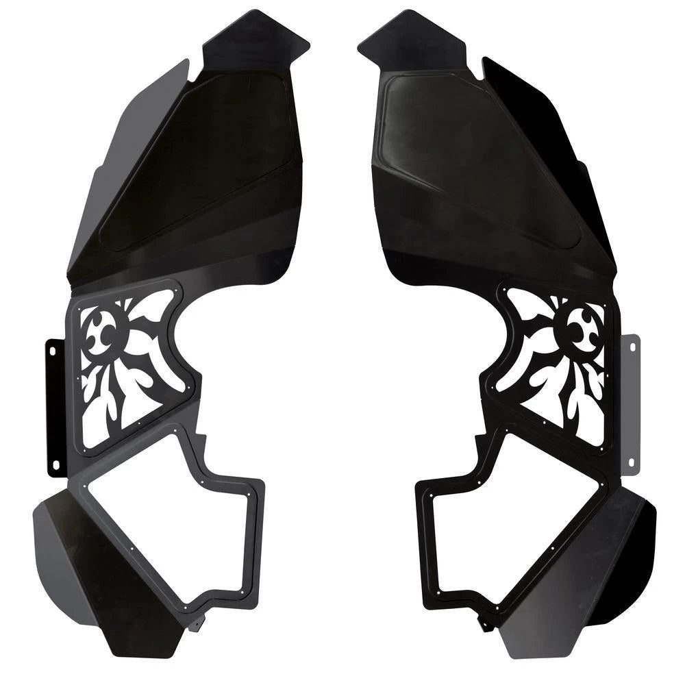 Poison Spyder Front JK Vented Inner Fenders (Black)