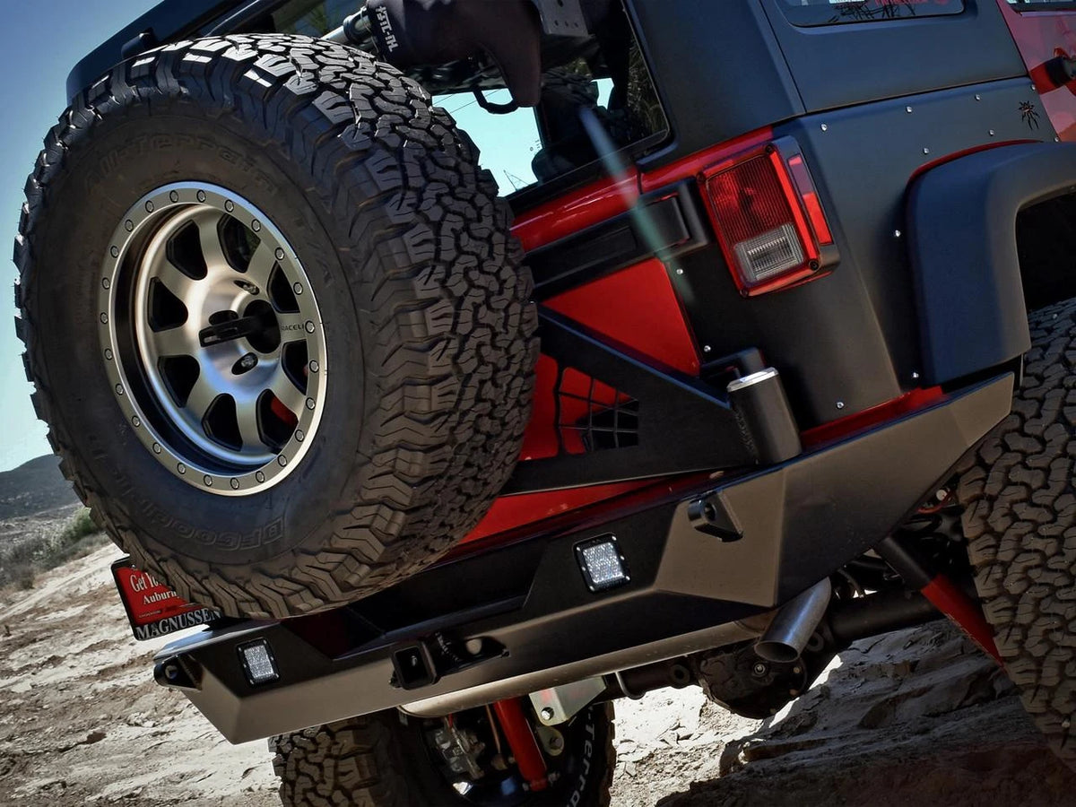 Poison Spyder Rear JK ROCK BRAWLER II Tire Carrier (Bumper Only)