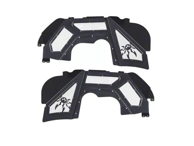 Poison Spyder Front JL/JT Vented Inner Fenders (Black)