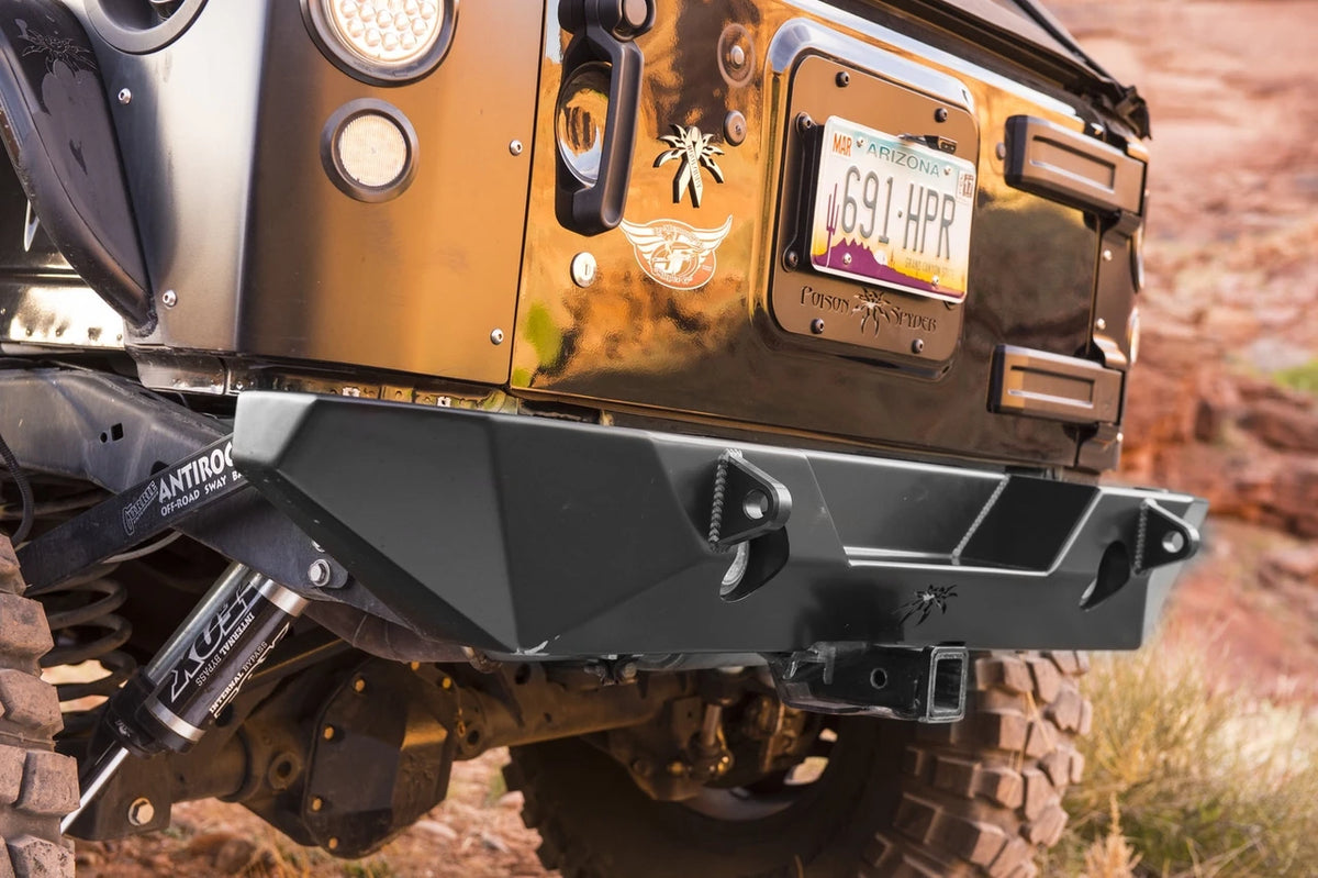 Poison Spyder Rear JK ROCK BRAWLER II Bumper (Black)