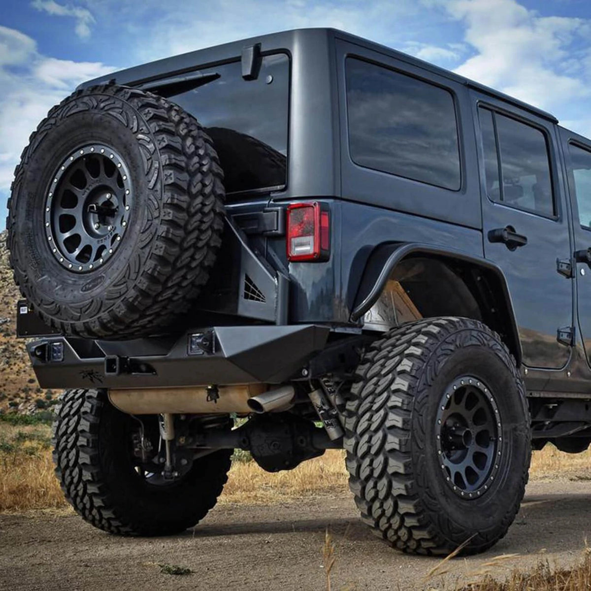 Poison Spyder Rear JL CRUSHER Flares (Black)