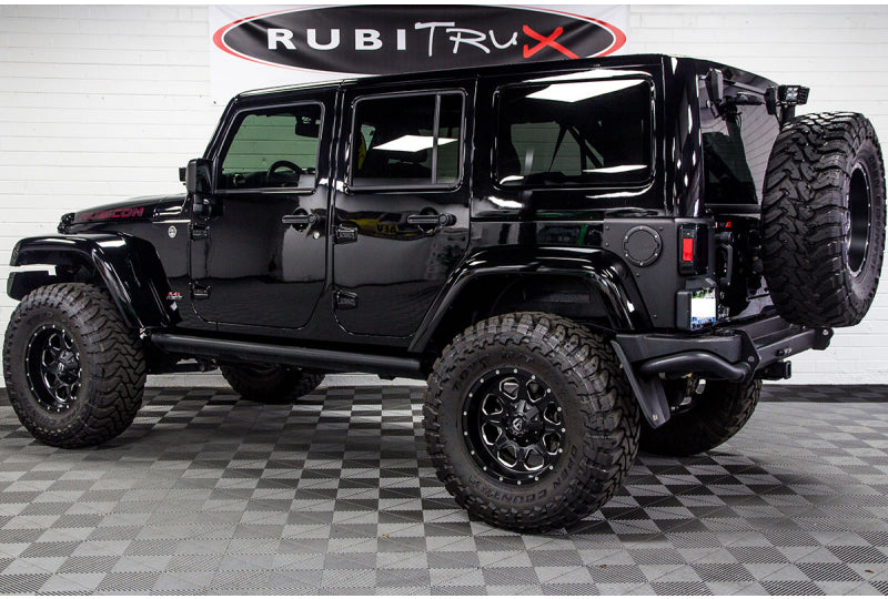2013 Jeep Wrangler Rubicon Unlimited HEMI AEV JK 350 Conversion Black - SOLD