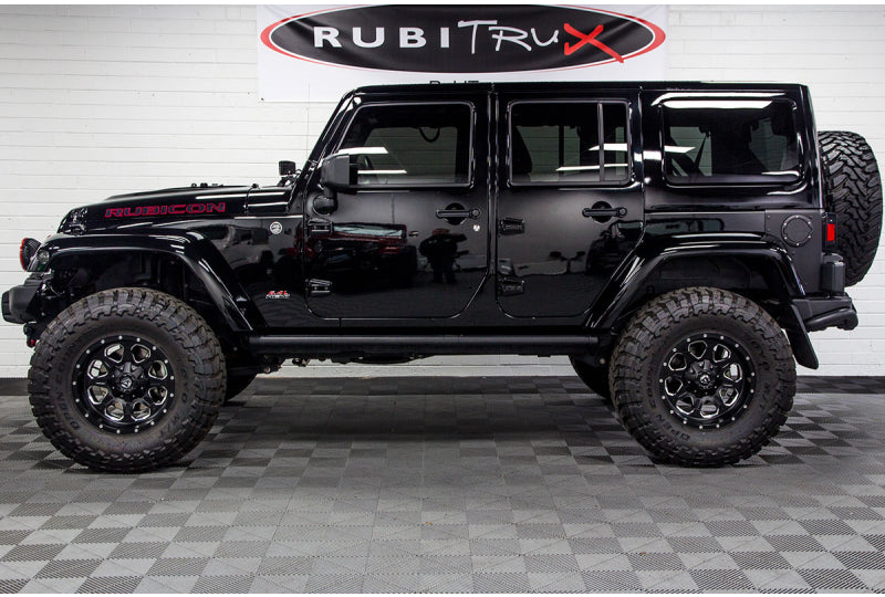 2013 Jeep Wrangler Rubicon Unlimited HEMI AEV JK 350 Conversion Black - SOLD